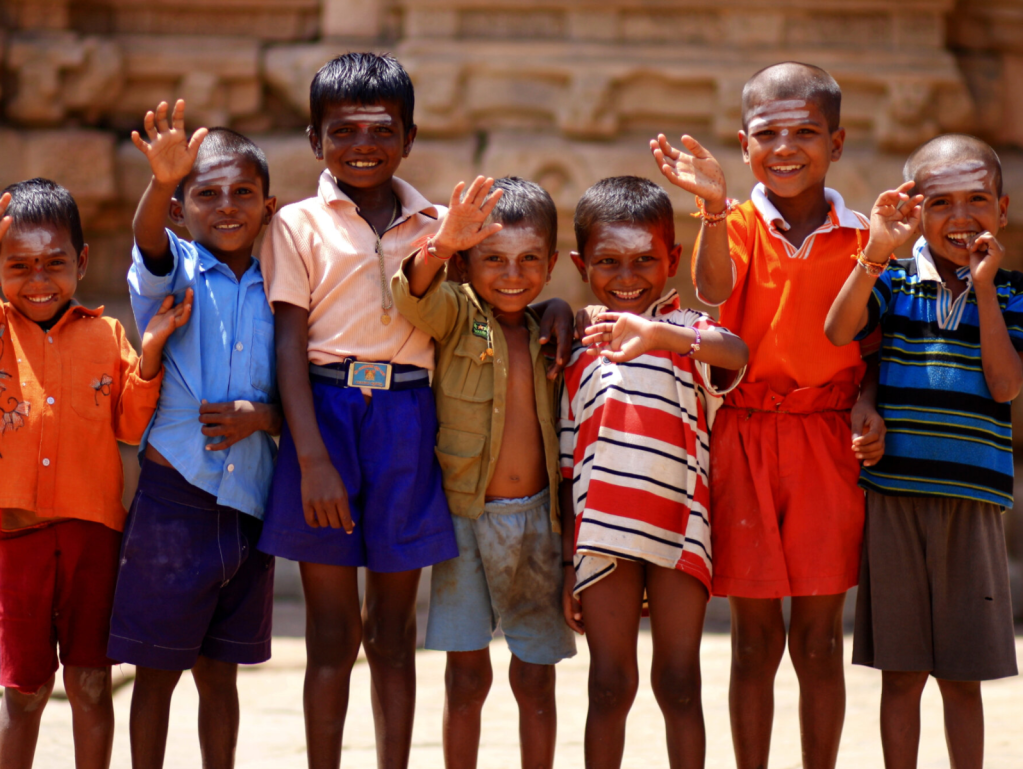 Street kids children Hyderabad India