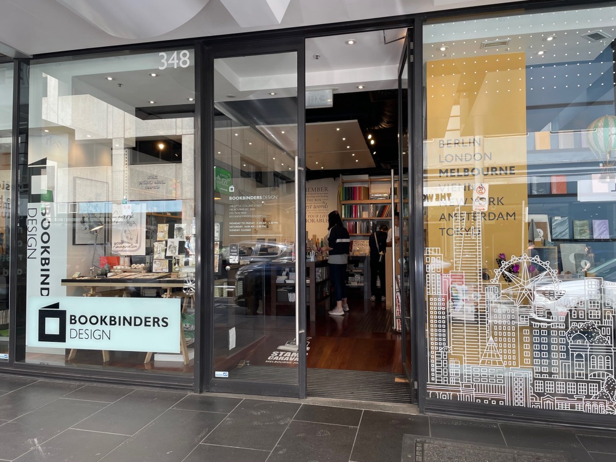 Bookbinding excursions in Melbourne
